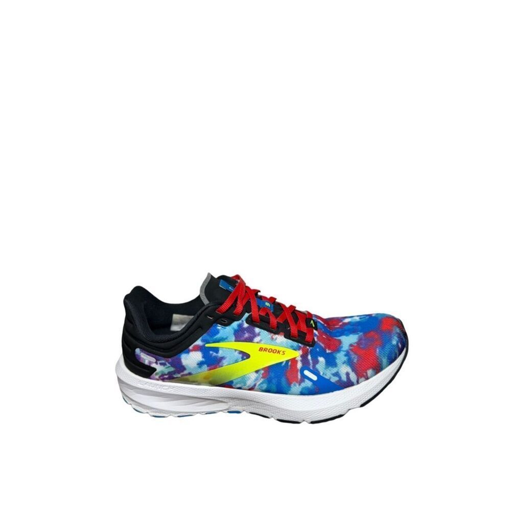 Brooks Multicolor Tie-Dye Running Shoe with Red Laces size 8.5